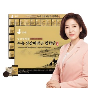 김소형원방 녹용 산삼 배양근 침향단 + 쇼핑백, 60개입, 3.75g, 60개