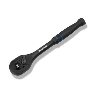 DURATECH 3/8인치 90T 퀵릴리즈 라쳇핸들 블랙 정비용 공구, 1개