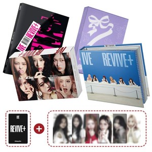 (4종세트+리바이브 찐포1장+멤버 6종포카) 아이브 앨범 IVE 정규2집 REVIVE+ 미공포 특전