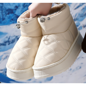 모노하우 패딩부츠 방한화 털 신발 겨울 미들 통굽 슈즈