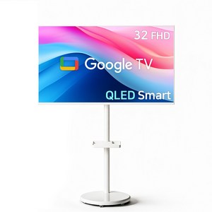 스카이뷰 화이트에디션 삼탠바이미 81cm(32인치) FHD QLED 스마트 이동식 TV 중소바이미 삼텐바이미, 고객직접설치, 이동형 스탠드, QLED 삼탠바이미 셋트