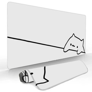 게이밍 장패드 고양이 캐릭터 마우스패드400X900X3MM, 1개, 그림 8