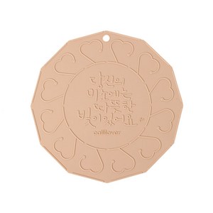 캘리러버 인덕션 보호매트 국내생산 프리미엄실리콘 대/소 호환가능, 1개, 핑크(지름22cm)
