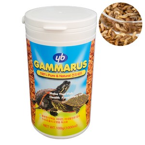 감마루스 1000ml 거북이 사료 먹이 밥, 1L, 1개
