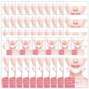 로로스키니 프리미엄 하이드로겔 턱 v 브이라인 리프팅 팩, 1개입, 56개