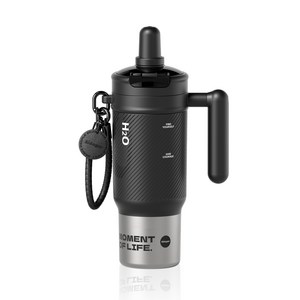 세다가 SUPER 세라믹 코팅 316 스테인리스 대용량 빨대 보온보냉 텀블러, 1개, 1000ml, 블랙