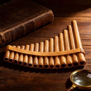 대나무 팬플룻 성인 연주용 휴대 관악기 민속 파이프 악기 15관, G조, 1개, 오른손 a형