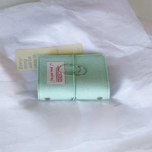 정품 sAmue 바인더 노트 5공 미니 M5 다이어리 휴대용, 1개, 민트 그린