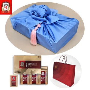 정관장 홍삼활력 플러스 30파우치 백화점 보자기 포장 선물세트, 1세트, 1200ml