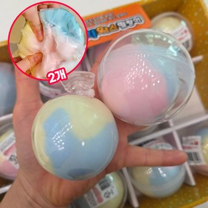 왁스뿌시기 말랑이 왁뿌 스트레스볼 오리지널왁뿌 보호캡슐 NEW, 단일, 30g, 2개