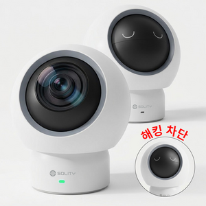 [해킹차단] 솔리티 가정용 홈캠 cctv 홈 카메라 씨씨티비 강아지 펫캠 360 QHD, SC400, 1개