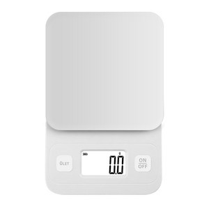 디지털 주방 전자저울, White, K-215, 1kg