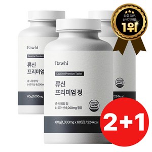 라휘 류신 단백질 타블렛 프리미엄 정 6000mg, 3개, 60정