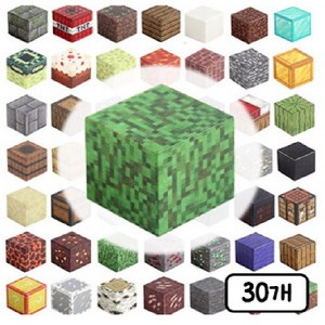 창의력 DIY 자석 큐브 블럭 마그네틱 블럭, B058, 30개
