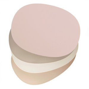 국산 실리콘 식탁매트 방수 테이블 매트 41x30cm, 베이비핑크, 41 x 30 cm, 4개