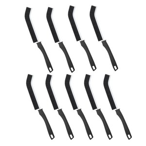 루미나 줄눈솔 2+1 줄눈청소 줄눈클리너 틈새브러쉬 고리 포함, 블랙, 9개