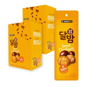 스낵24 건강간식 에잇 달콤맛밤 달밤, 400g, 2개