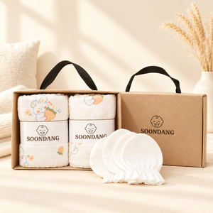 SOONDANG 블랭킷 손싸개 출산선물 임신선물 세트