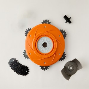 슈퍼 붕붕이 호미왕 예초기날 공구 제초 칼날, 1개, 1세트