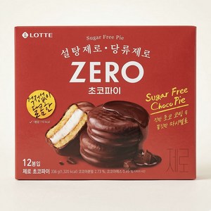 롯데제로 초코파이, 336g, 4개