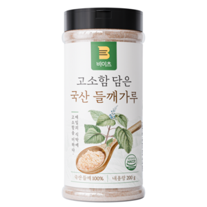 100% 국산 탈피 비이츠 고소함 담은 들깨가루, 1개, 200g