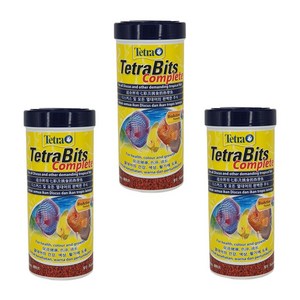 어밥 테트라 비트 컴플리트 열대어 관상어 금붕어 구피 사료 밥 먹이, 300ml, 93g, 3개