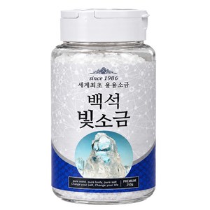 백석빛소금 1000도씨 미네랄 용융소금 용기형, 1개, 250g