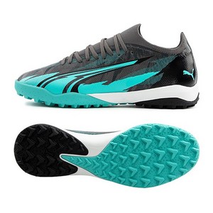 푸마 남성 풋살화 울트라 매치 러쉬 TT 네이비 민트 윙어 107831-01