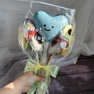 DIY 하트 풍선 꽃다발 만들기 키트, 곰돌이킨더