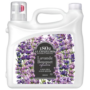 르샤트라1802 인퓨전 초고농축 섬유유연제 라벤더부케향 본품, 5.7L, 1개