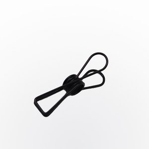 오즈니 캠핑 앵두 전구 줄 고정 클립, 20개, 1단, 블랙