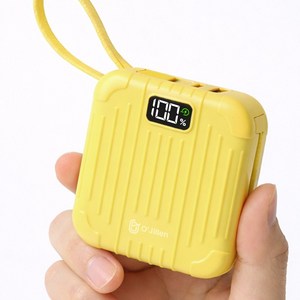 오지렌 고속충전 초경량 보조배터리 10000mAh, 옐로우