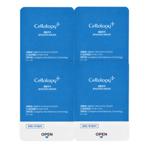 셀올로지 포어샷 MTS 롤러 모공케어 피지관리 홈케어, 카트리지 1세트(4ea)