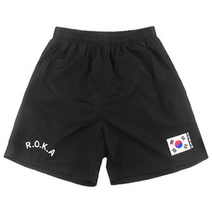 밀리터리 ROKA 태극기 반바지 - 군인 군용 잠옷 트레이닝복 활동복 등산 스포츠 헬스 밀리터리 군대