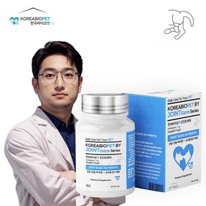 한국바이오펫 조인트케어 관절 영양제 연골 근력 강화 노견 무릎 슬개골, 1개, 뼈/관절강화, 60회분