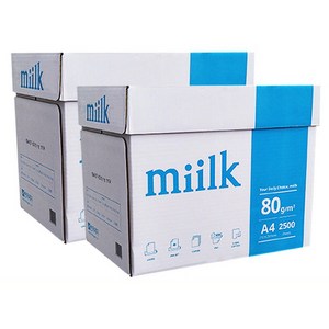 밀크 복사용지 80g, A4, 5000매