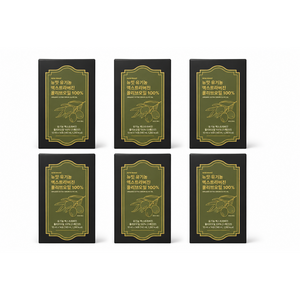 뉴밋 유기농 엑스트라버진 올리브오일 스틱 피쿠알 100% 14p, 112ml, 6개