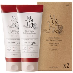 저자극/톤업 먼프리 판텔라 민감성 왁싱 제모 톤업 크림 포레스트 허브 향, 2개, 200ml