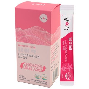 당이락 면역증진 6년근 홍삼 젤리 스틱, 20개, 20회분