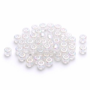 시드비즈 - 막대비즈 - 믹스비즈 (20g), 투명 2mm, 1개