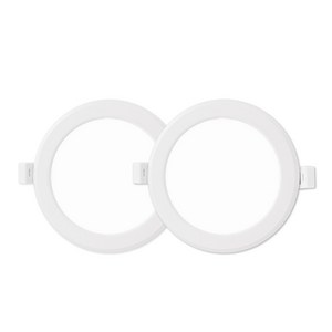 라인라이팅 LED 4인치 다운라이트 10W (벌레유입방지/방습), 2개, 주광색