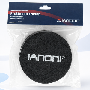 IANONI 피클볼 패들 지우개 카본 라켓 클리너 공자국 오염 제거용 고무, 1개, 블랙
