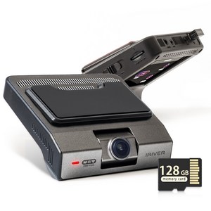 아이리버 2채널 FHD+FHD 블랙박스 CFF2 Fit 빌트인 디자인 WiFi 스마트폰 연동지원, WiFi 동글이, 128GB