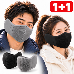 포그온 일체형 귀마개 방한 마스크 1+1