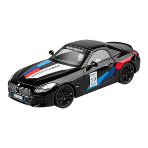 마이카 다이캐스트 합금 1:22 BMW Z4 모델 스포츠 오픈카 자동차 모형 피규어 장식, 1개, 컬러_블랙