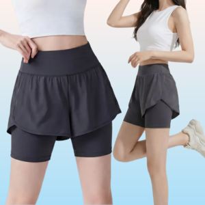 블링코 여성 러닝바지 투인원 쇼츠 반바지 래쉬가드 레깅스