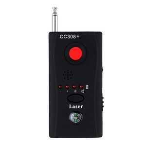휴대용 다기능 몰카 도청 GPS 탐지기 장시간 배터리 저전력 안전 보안 장비 차량 위치추적 방지 전파탐지 민감도 조절 개인 프라이버시 보호 디텍터, 블랙, 1개