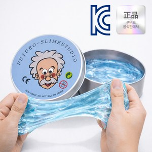 KC인증 퍼티 슬라임 박사퍼티 손에 안 묻는 유리퍼티, 블루, 45g, 1개