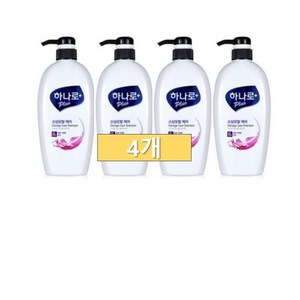 하나로 플러스 손상모발케어 샴푸린스겸용, 680ml, 4개