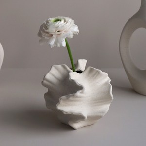 산호 도자기 세라믹 오브제 꽃 화병 꽃병, 소